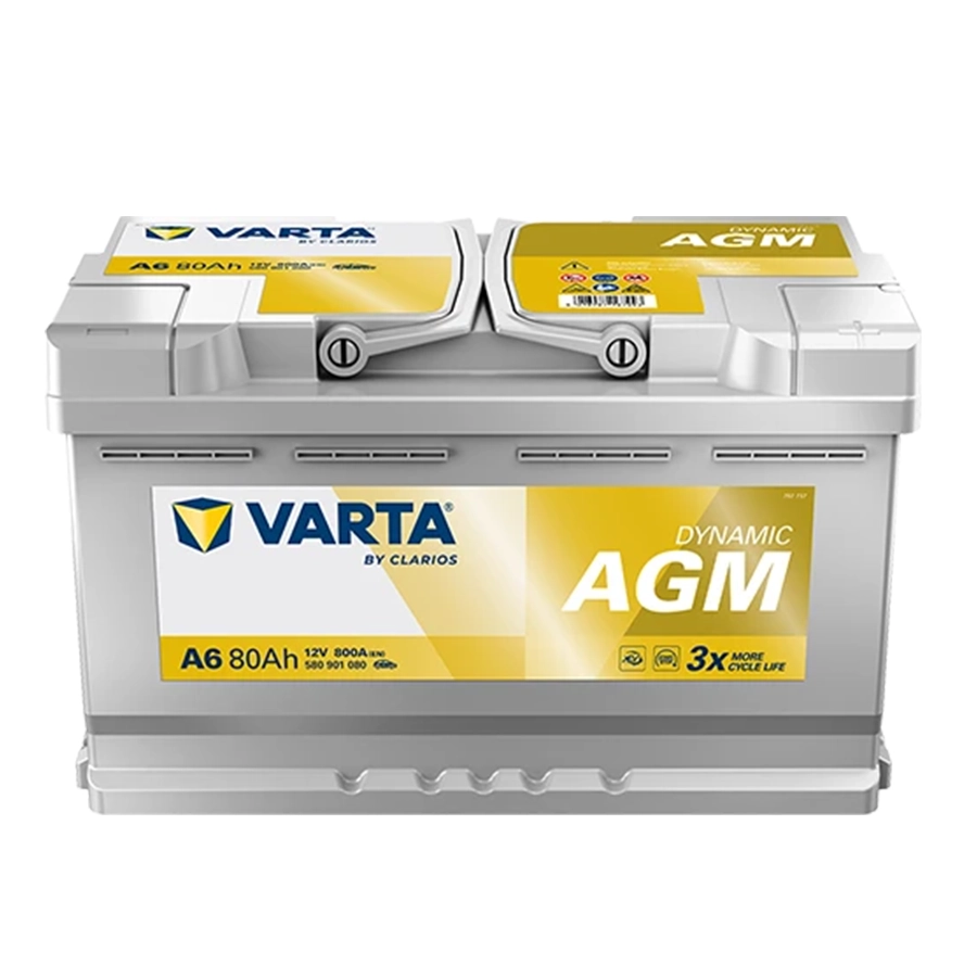 Varta Silver Dynamic F21 Start & Stop AGM 12 Volt 80 Ah 800 CCA Akü