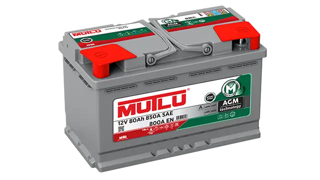 80Ah AGM Mutlu Akü